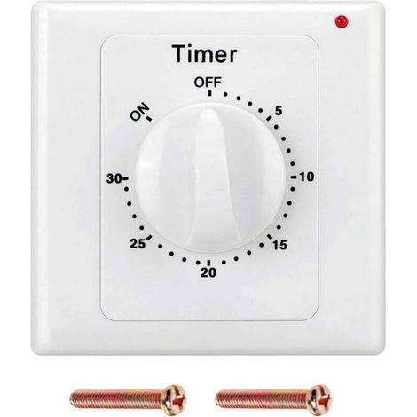 AC 220V Timer Switch Pump High Performance Electronic Control Mechanical Countdown Socket Time Switch-30min (1/5)