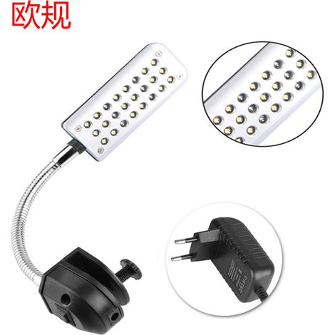 Éclairage pour aquarium à pince / 48 LED 1,5 W / Support pour plantes de 20 à 40 cm / 24