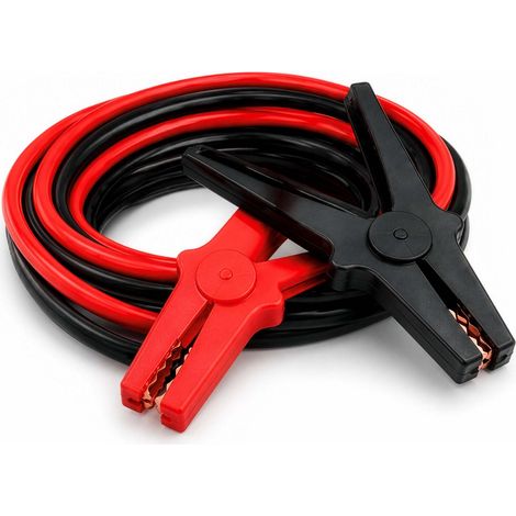 Wiltec Cables de arranque 350 A 25 mm² 3 m con protección contra sobretensión para motores de gasolina y diésel (1/5)