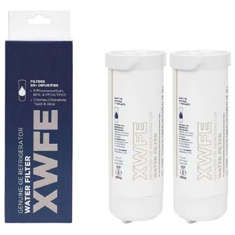HOXILEELEO - Elemento filtro acqua frigorifero GE XWFE in 2 parti (1/5)