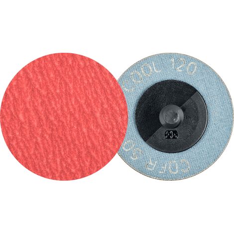 PFERD TOOLS COMBIDISC Keramikkorn Mini-Fiberscheibe CDFR Ø 50mm CO-COOL120 für Stahl und Edelstahl 100 Stk (1/4)