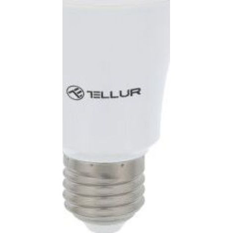 Bombilla inteligente WiFi Tellur E27, 10W, luz blanca/cálida, regulador de intensidad.