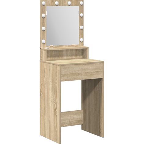 Coiffeuse,Table de maquillage Chêne Sonoma 50 x 41 x 135 cm Bois d'ingénierie CFW890144 (1/5)