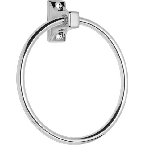 Croydex Towel Ring in Chrome, Bathroom Accessories - Sutton (1/5)