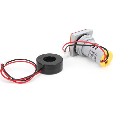AD16-22FVA 2-in-1 Voltmeter/Amperemeter – Spannungs- und Strommessung – Gelbe Anzeige (1/5)