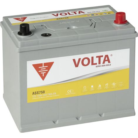 Batería de Coche Start Stop EFB 75Ah 750 A EN Volta ASS750D Asia Gold (1/3)