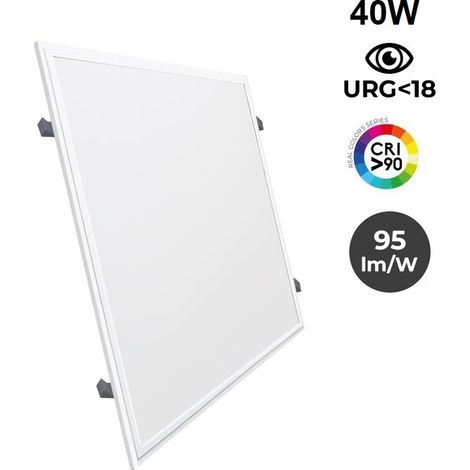 Panneau LED encastrable 60x60 - Driver OSRAM - 40W - UGR18 - - Blanc Neutre (1/5)