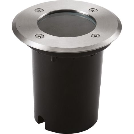 Idroweb – Borne d'extérieur GU10 en acier inox – Hauteur 120mm – IP65 – Tension 230V – Puissance max 50W – Non incluse lampe (1/3)