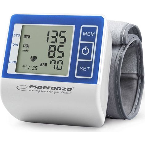 Esperanza Wrist Blood Pressure Monitor Vigor