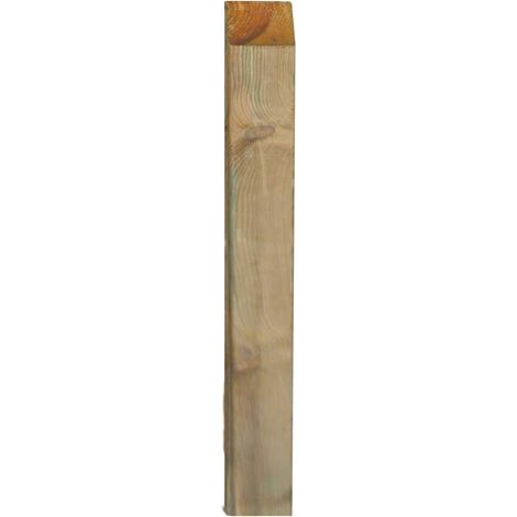 Poteau carré en bois de pin imprégné autoclave 7x7x200 cm – Résistant aux intempéries – Pour clôtures et aménagements extérieurs – I Giardini Del Re
