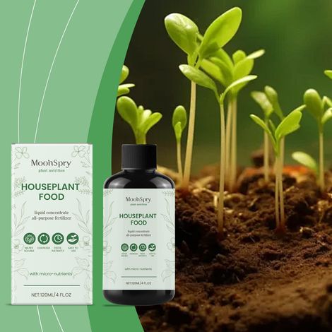 Solution d'entretien des plantes, engrais universel pour plantes, fruits, légumes, jardinage, fleurs en pot et potager – 120 ml (1/5)