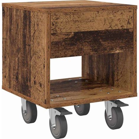 Maison Exclusive - Nachttisch Altholz 40,5 x 40 x 48 cm Holzwerks
