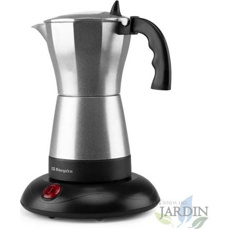 Orbegozo Elektrische Kaffeemaschine im italienischen klassischen Design.  Leistung 480W.  Kapazität 3-6 Tassen.