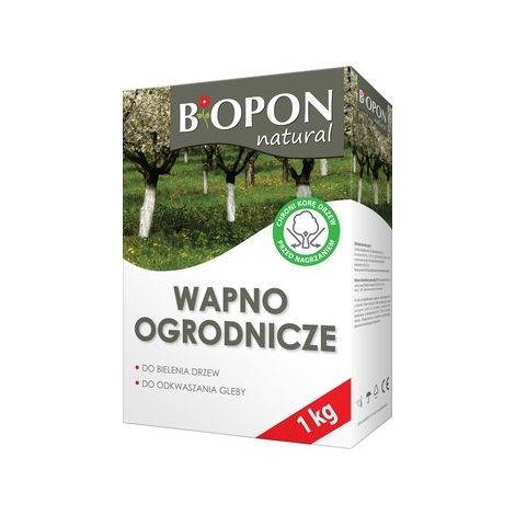 Chaux horticole 1 kg – Blanchiment des arbres – Désacidification du sol – Protection contre gel et fissures
