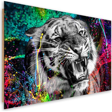 Quadro deco panel, Tiger Animal Nature - 60x40 (1/5)