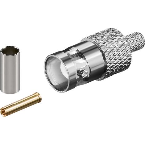 Goobay BNC-Connector Plata