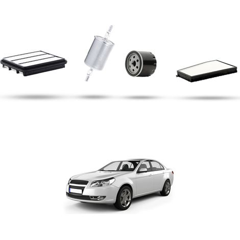 Kit tagliando 4 filtri compatibile con Chevrolet Epica 2.0i 24V 105kw dal 2006 al 2011 (1/5)