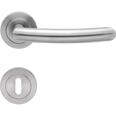KARCHER DESIGN Drückergarnitur ER26 - Sylt, Buntbart, Edelstahl (1/3)