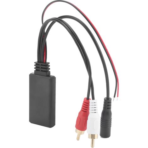 Adaptateur Bluetooth sans fil pour autoradio, kit mains libres avec micro, entrée AUX 2 RCA, récepteur audio stéréo compatible avec Pioneer (1/5)