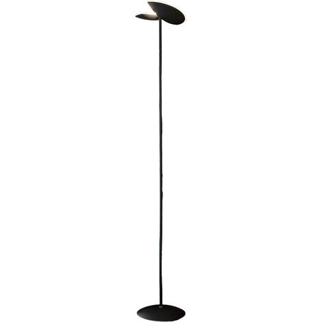 Lampadaire Gpin01 - Lampadaire Led Dimmable 28W 3000K En Aluminium Noir Mat Avec Diffuseur En Verre - Gealuce (1/3)