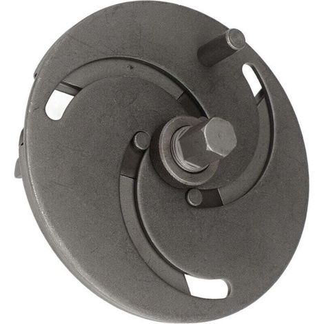 Accessoire de Retrait de Voiture, clé de Couvercle de Pompe à Carburant réglable 89-170mm 3 mâchoires Couvercle de réservoir Outil de Retrait de Bouchon de Pompe à Huile (1/4)