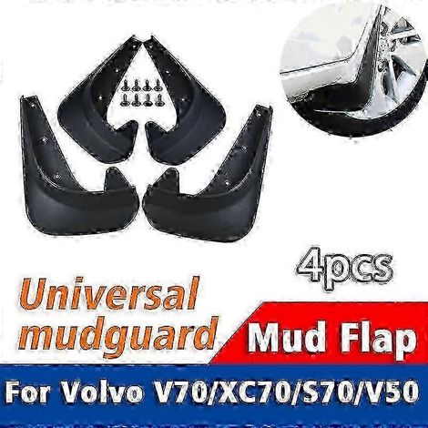 Lot de 4 bavettes garde-boue pour Volvo V70 XC70 S70 V50 - Accessoires auto - Référence : P2025042500676 (1/5)
