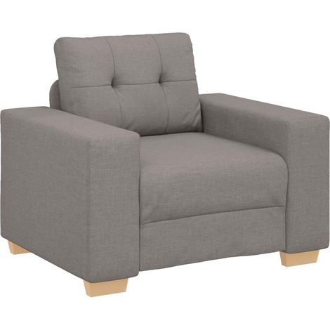 Maison Exclusive - Poltrona Tortora 100x78x80 cm in Tessuto