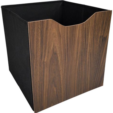 Boîte de Rangement Pliable "Tiffany" 30x30cm Marron