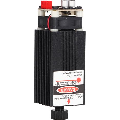Laser-Gravurmodul mit Schneidkopf, einstellbarem Fokus, 450 nm, 3 W, 12 V, für Heimwerkerprojekte (1/5)