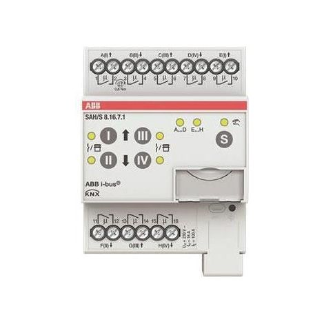 Motoriduttore per tapparelle abb sah/s8.16.7.1 8 canali 16A