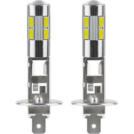 ampoules LED haute puissance H1 H3 10SMD 5630 pour feux de brouillard et feux de jour de voiture (1/5)