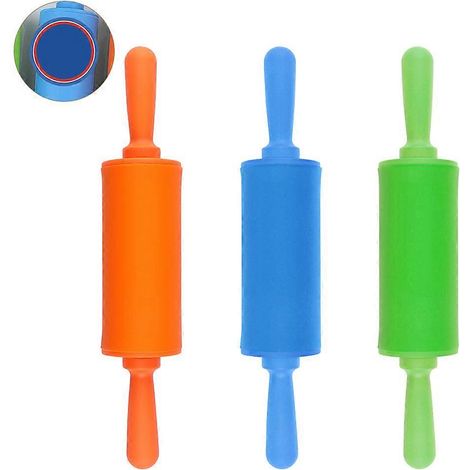 STOBOK Kit de 3 outils pour pâte à modeler faits main pour enfants, rouleau à pâtisserie ultra-léger, outils d'extrusion (couleur aléatoire) (1/5)