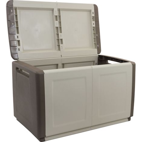 BAULE PORTATUTTO cm 96 x 53 x H 57 - TORTORA/ECRU (1/8)