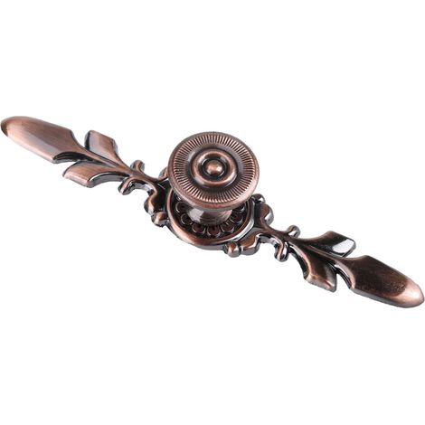 Europäischer Möbelgriff, Schubladengriff, Schrankgriff, Schreibtischtürknauf, Griff, Heimdekor, Rotbronze (1/5)