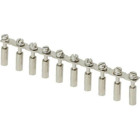 Verbindungssteg Klemmbrücke mit Schrauben für 10mm² Reihenklemme FBRI 10-fach