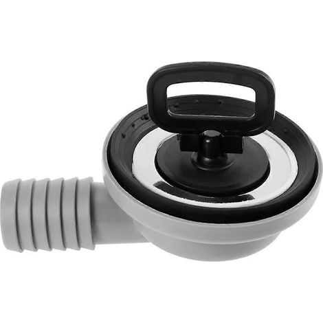 Raccord coudé pour bouchon de vidange d'évier 56 mm (2,2 pouces) pour bateau, caravane, camping-car, caravane et véhicule de loisirs (1/5)