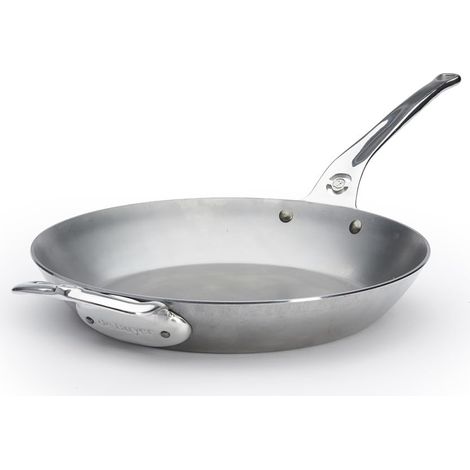 De Buyer 5680.20 Mineral B Element Pro - Padella rotonda, Diametro 32 cm (1/4)