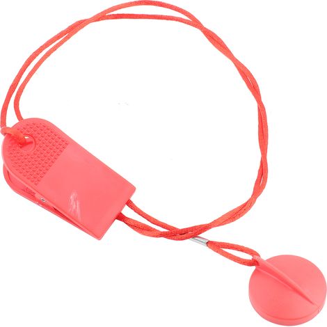Interrupteur de sécurité universel pour tapis de course, cadenas de démarrage rouge pour machine à courir (grande taille) (1/5)