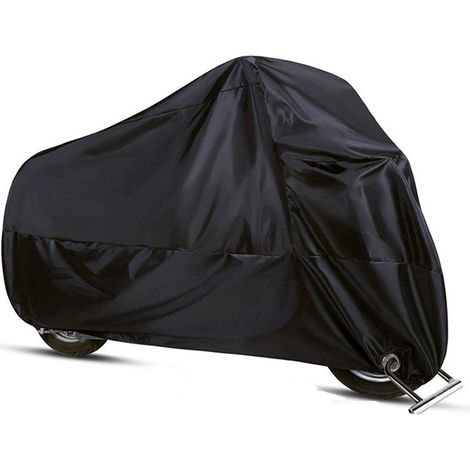 Housse de protection pour moto/scooter - Housse anti-poussière/neige/pluie, coupe-vent et UV pour moto/scooter personnalisé - 245 x 105 x 125 cm (XXL) (1/5)