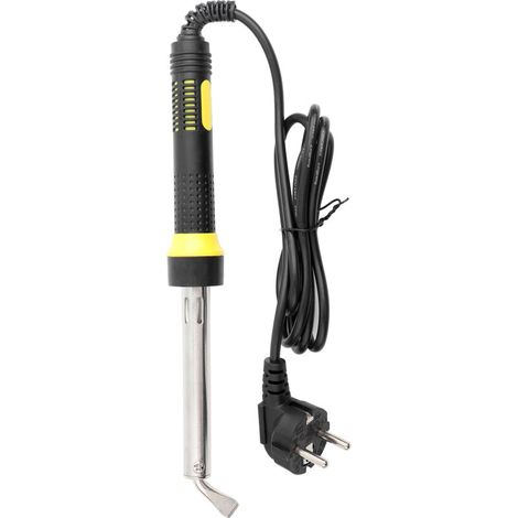 Soldador eléctrico profesional: potencia regulable, punta de cerámica, 60 W, temperatura regulable hasta 450 °C.