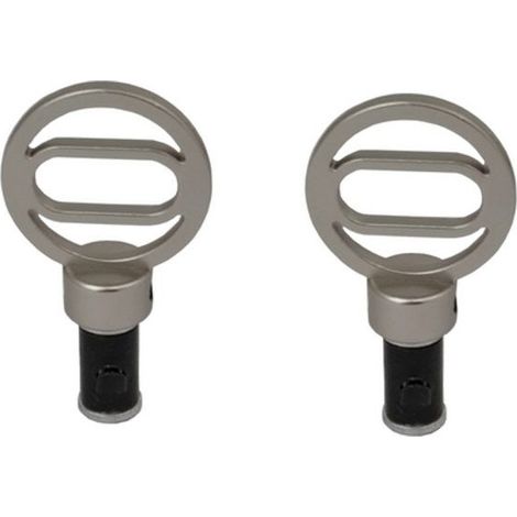 tappi terminali per barra fermavetro, diam. 10 mm, grigio Design, CESSOT CESSOT