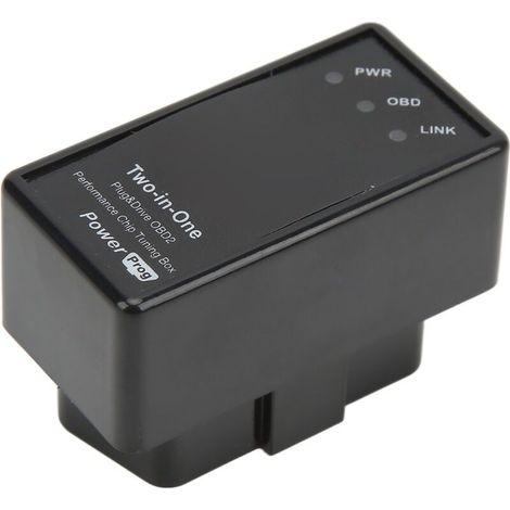 Jeffergarden Boîtier de réglage de puce OBD2 ECO à 16 broches pour augmenter la puissance, le couple et l'efficacité énergétique des voitures 12-24 V-DOU