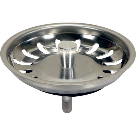 Filtro per lavello da 83 mm, in acciaio inox (1/2)