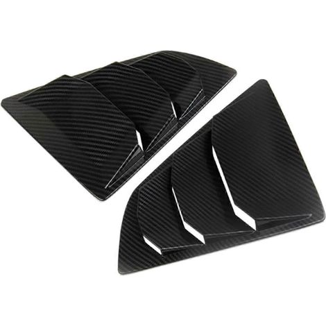 Garniture de cache-volet de vitre latérale arrière de voiture pour-- (1/5)