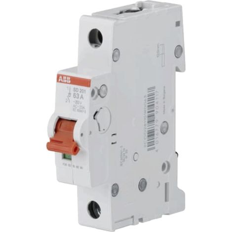 Interrupteur (Sd200) 1 pôle 63A 2CDD281101R0063 ABB 361006 (1/2)