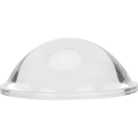 Lentille en verre convexe 60mm, optique LED pour lampe coucher de soleil, loupe de lecture, verre grossissant rond, accessoire luminaire, pièce détachée (1/5)