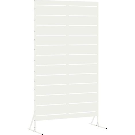 Maison Exclusive - Sichtschutz Weiß 100 x 50 x 180 cm Stahl