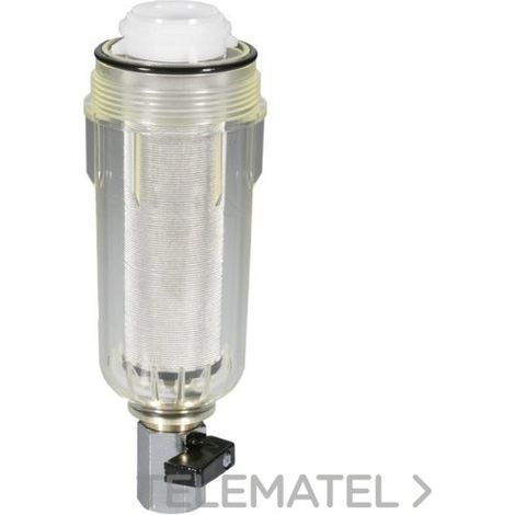 Resideo Vaso de filtro transparente R 1" + R 1 1/4" (+ R 3/4" en FF06), KF06-1A