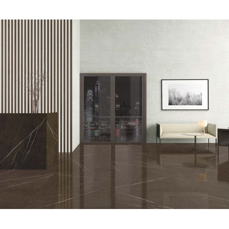Carrelage effet marbre PIETRA GREY 260x120cm Gris Moyen - Naturel - boîte de 3.10 m2 260x120 cm Gris Moyen - Naturel - boîte de 3.10 m2 (1/3)