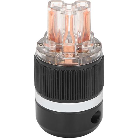 Connecteur d'alimentation Monosaudio en cuivre pur transparent 100‑250VF101 (femelle) (1/5)